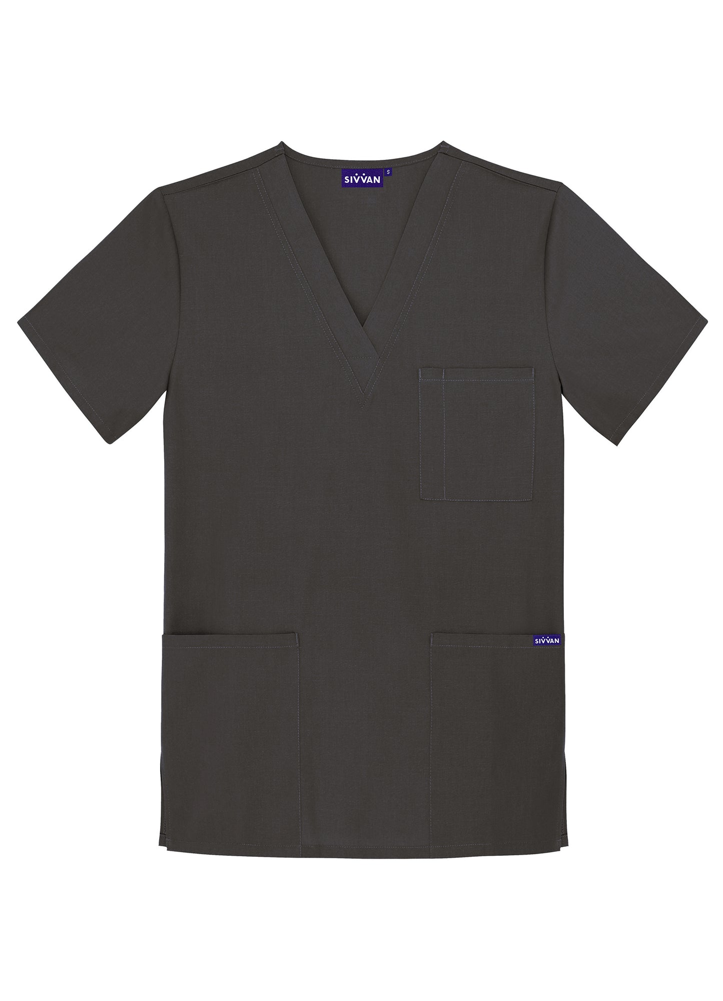 Sivvan Unisex V-Neck 3 Pocket Top