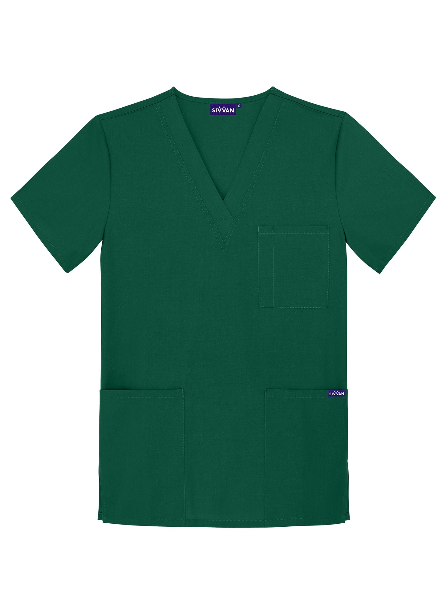 Sivvan Unisex V-Neck 3 Pocket Top