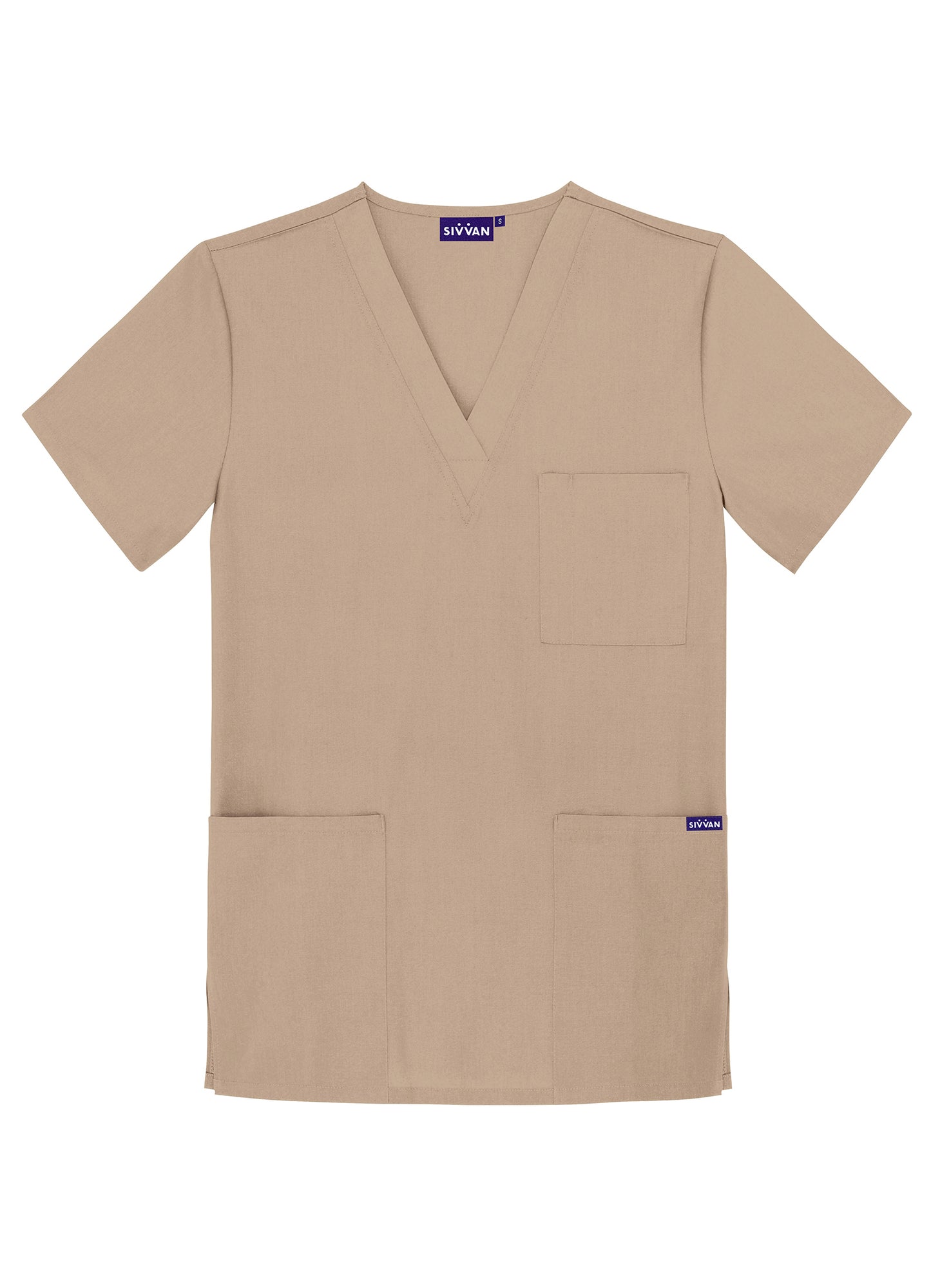 Sivvan Unisex V-Neck 3 Pocket Top
