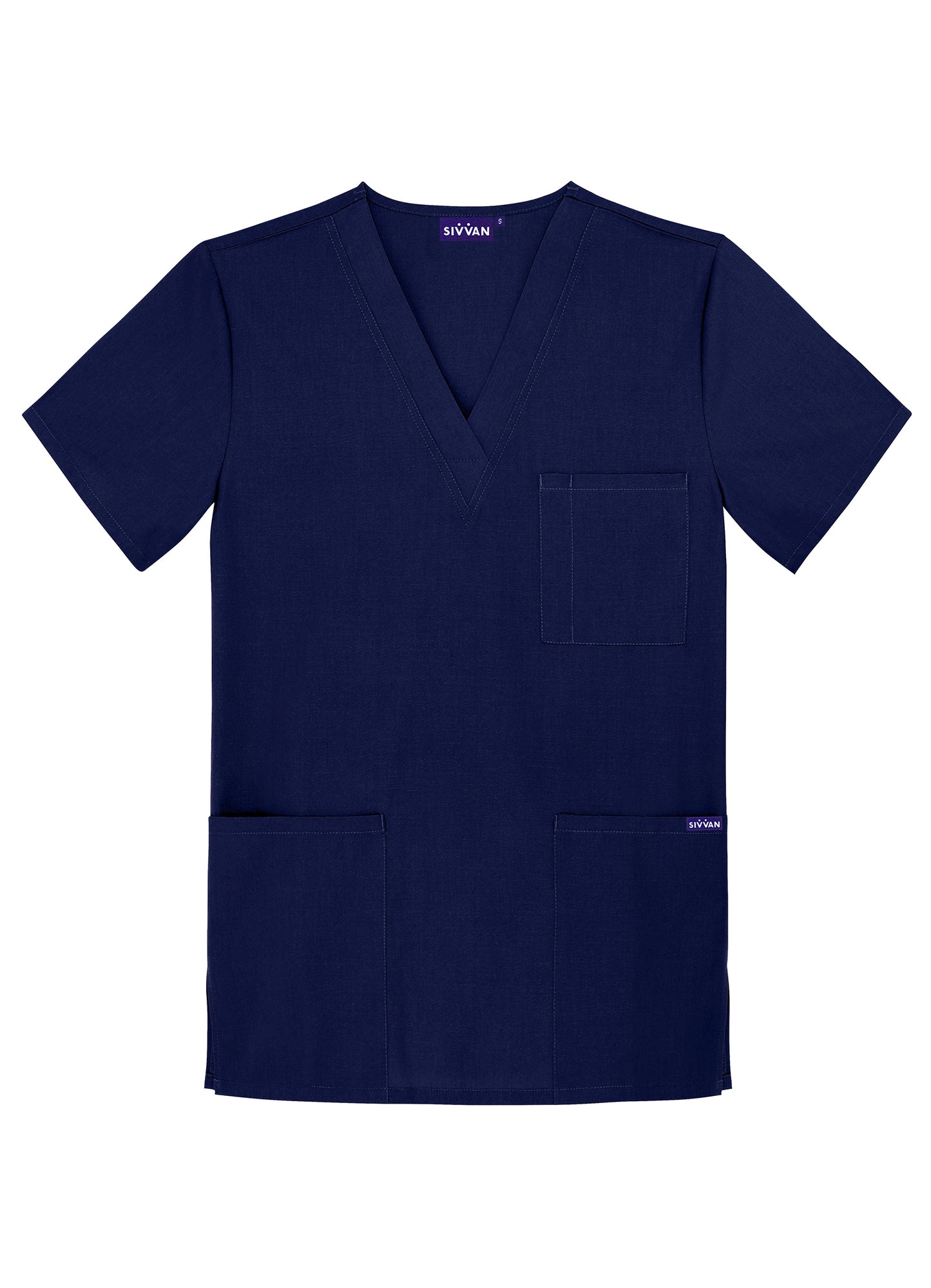 Sivvan Unisex V-Neck 3 Pocket Top