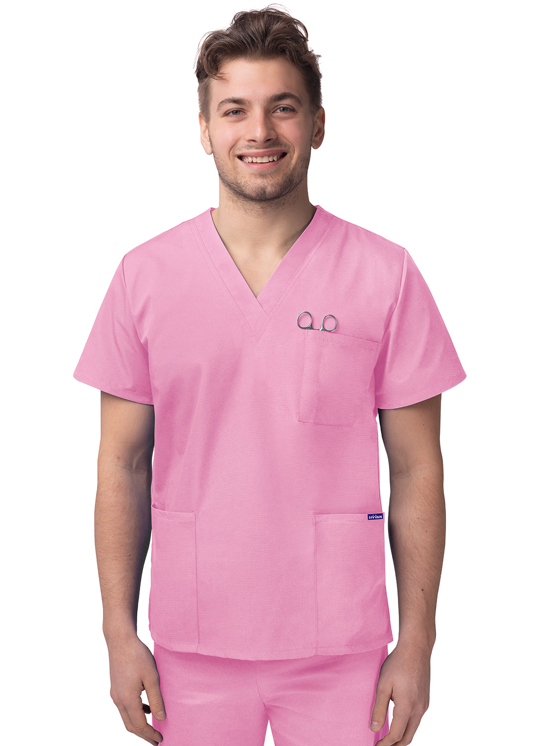 Sivvan Unisex V-Neck 3 Pocket Top (More Color)