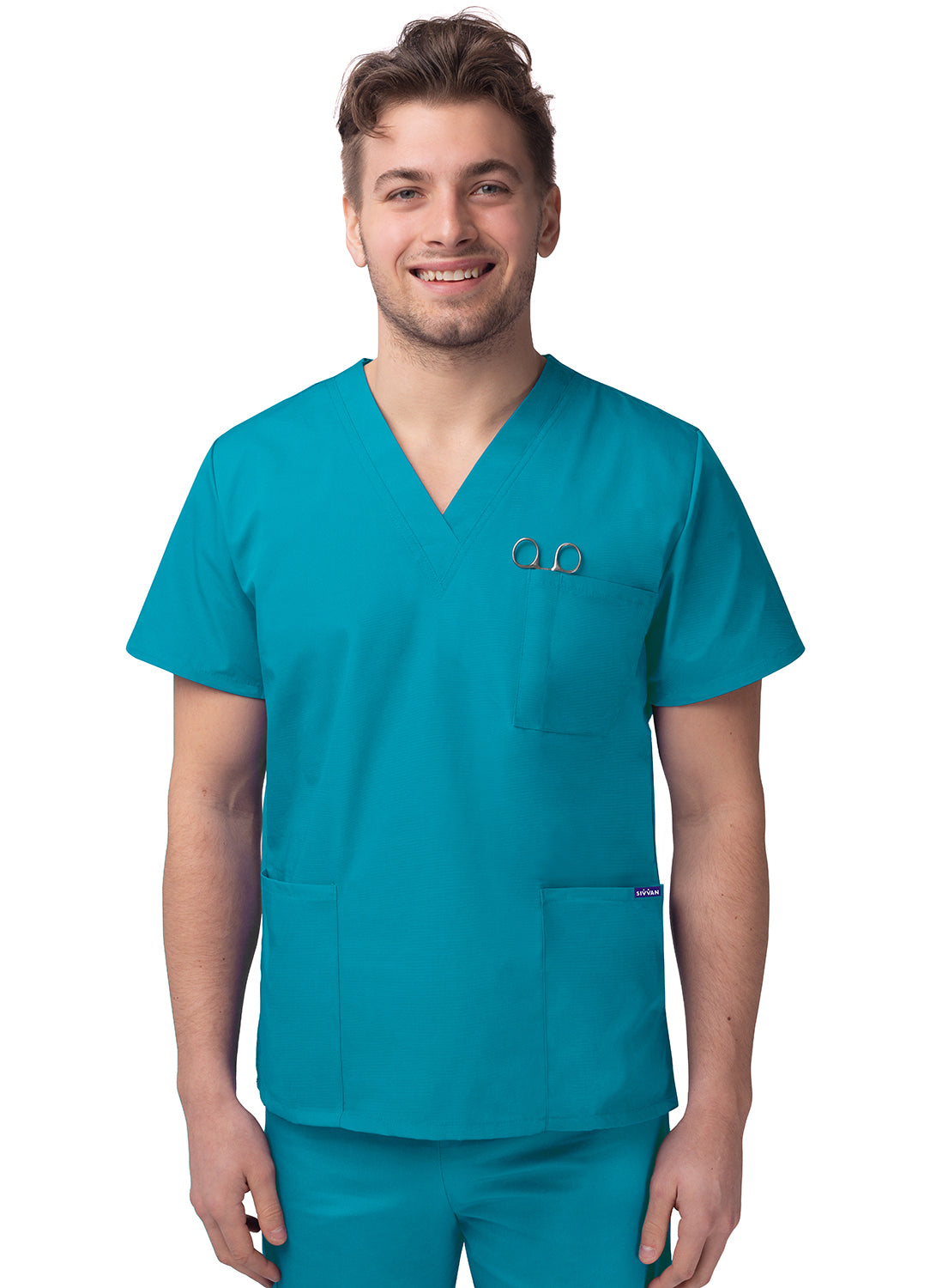 Sivvan Unisex V-Neck 3 Pocket Top (More Color)