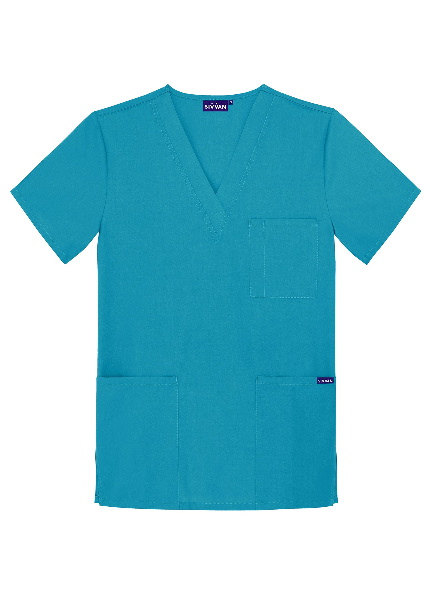 Sivvan Unisex V-Neck 3 Pocket Top (More Color)