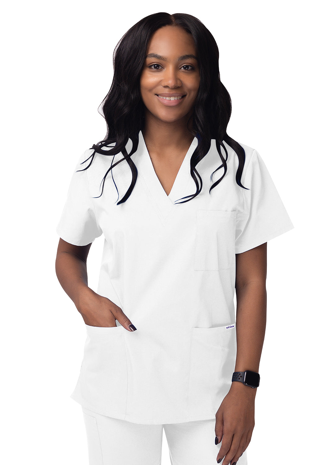 Sivvan Unisex V-Neck 3 Pocket Top (More Color)