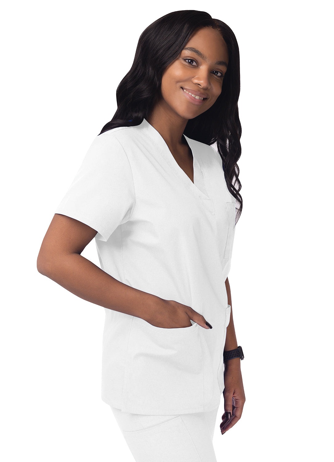Sivvan Unisex V-Neck 3 Pocket Top (More Color)