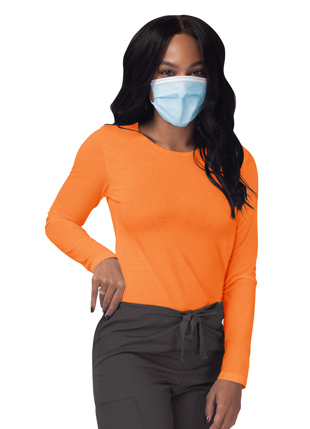 Sivvan Women's Long Sleeve Comfort Underscrub Tee (More Color)