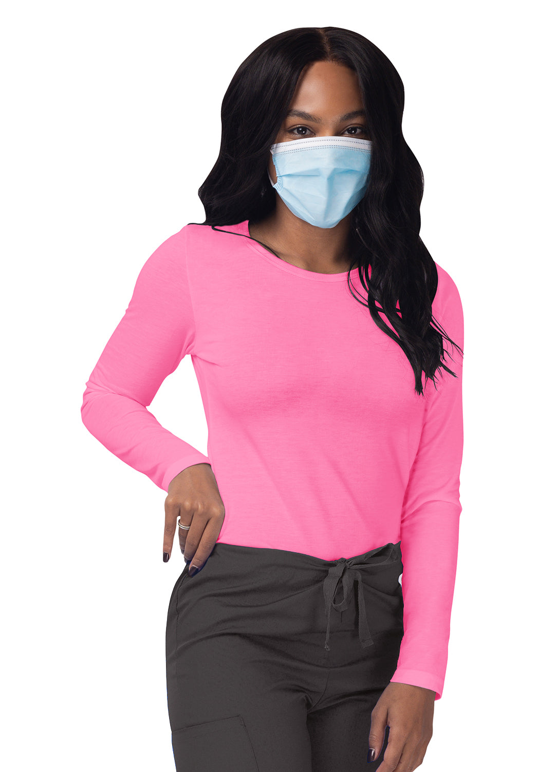 Sivvan Women's Long Sleeve Comfort Underscrub Tee (More Color)