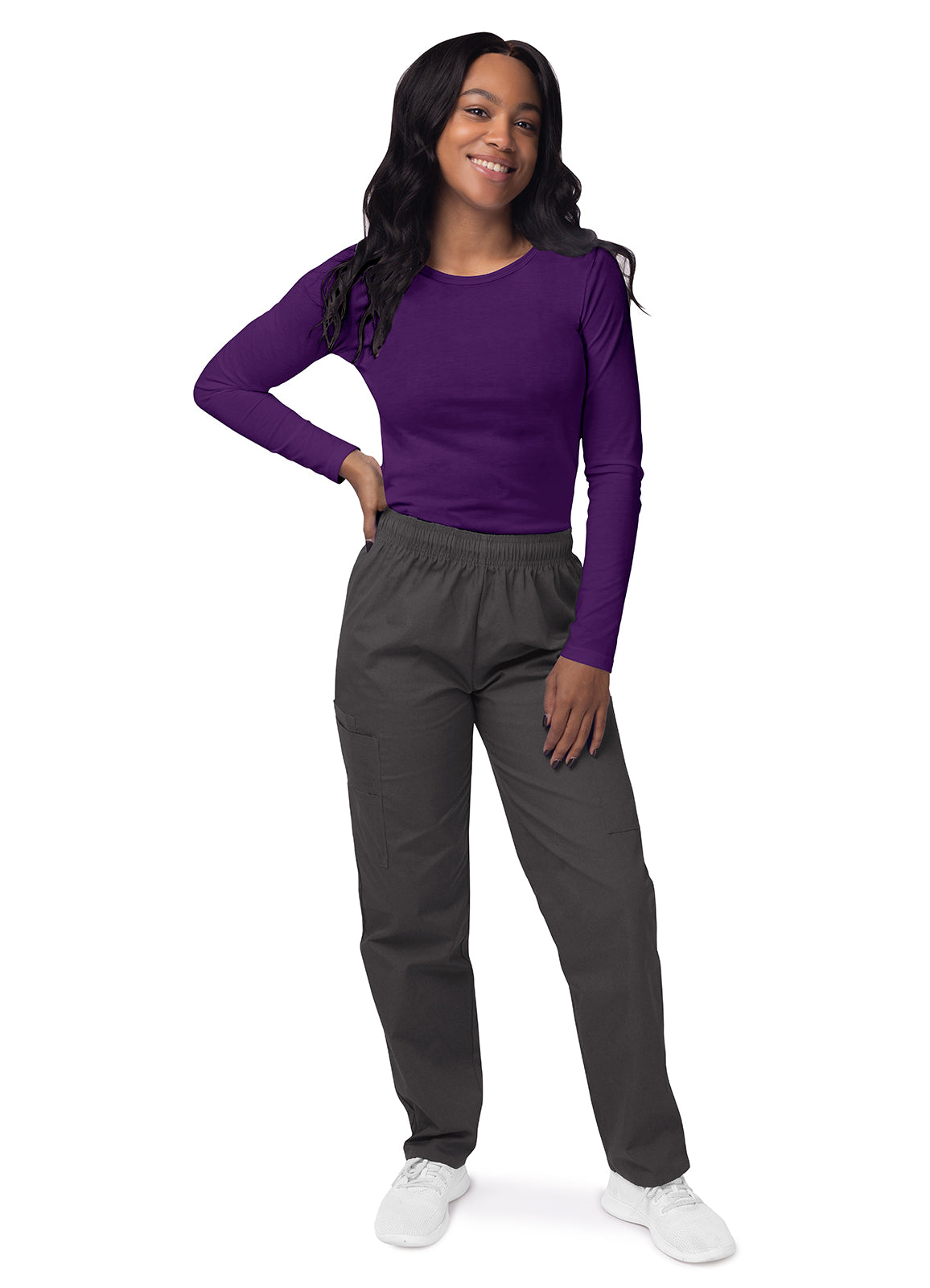 Sivvan Women's Long Sleeve Comfort Underscrub Tee (More Color)