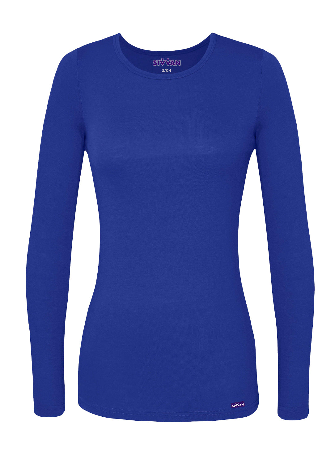 Sivvan Women's Long Sleeve Comfort Underscrub Tee (More Color)