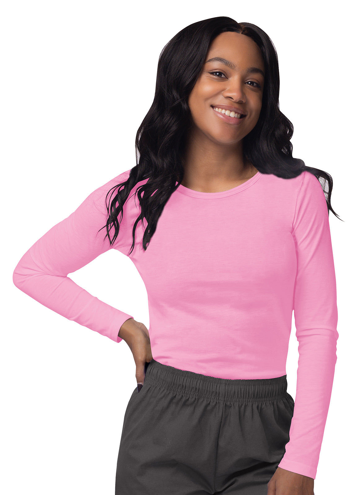 Sivvan Women's Long Sleeve Comfort Underscrub Tee (More Color)