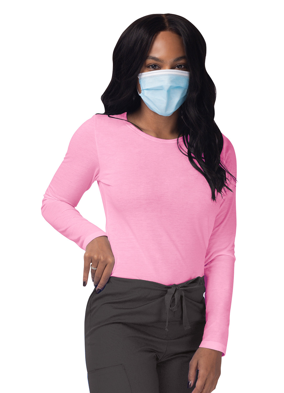 Sivvan Women's Long Sleeve Comfort Underscrub Tee (More Color)