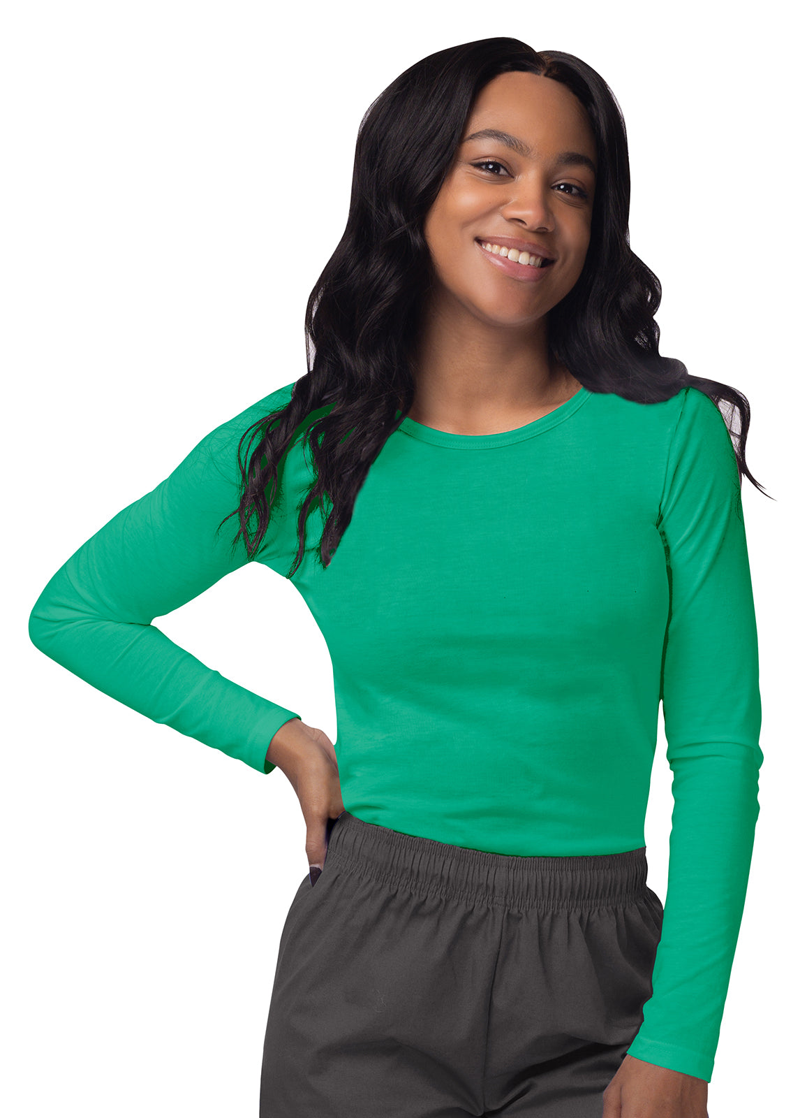 Sivvan Women's Long Sleeve Comfort Underscrub Tee (More Color)