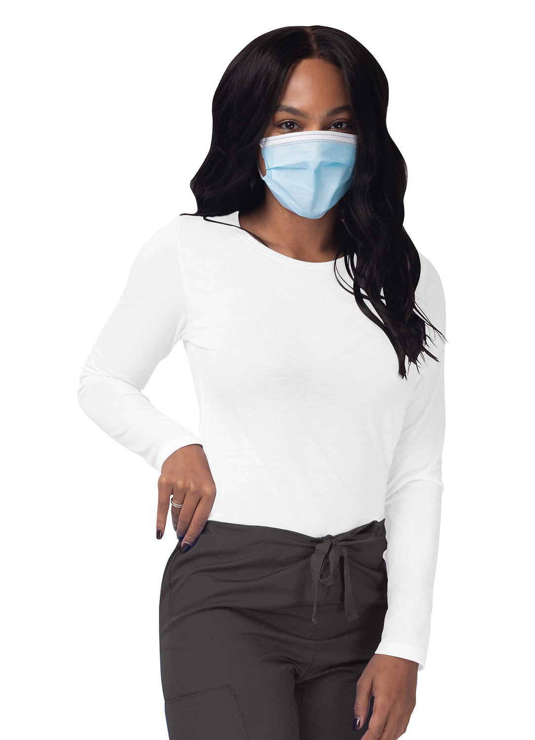 Sivvan Women's Long Sleeve Comfort Underscrub Tee (More Color)