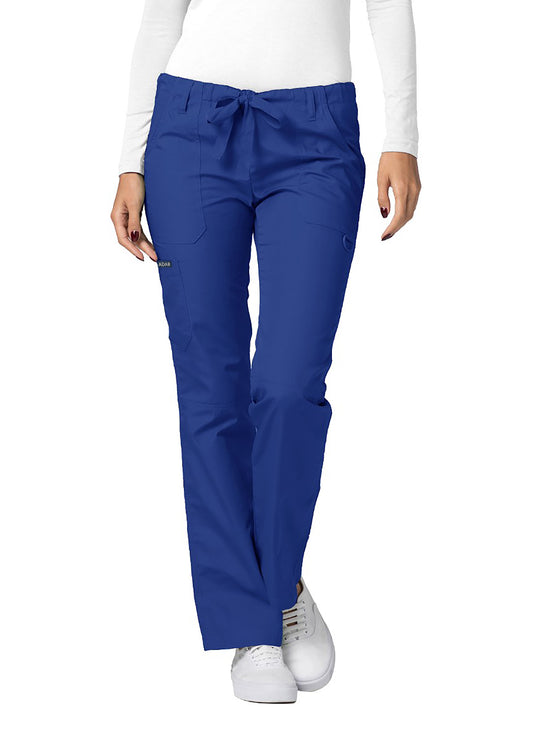Adar Universal Low-Rise Multipocket Drawstring Straight Leg Pants (More Color)