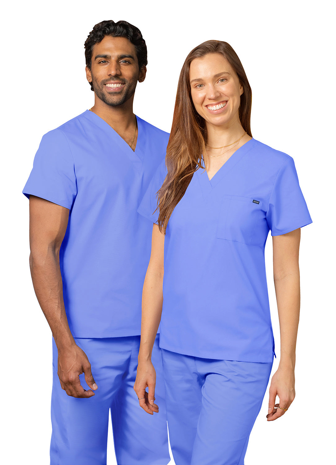 Adar Universal Unisex V Neck Tunic 1 Pocket