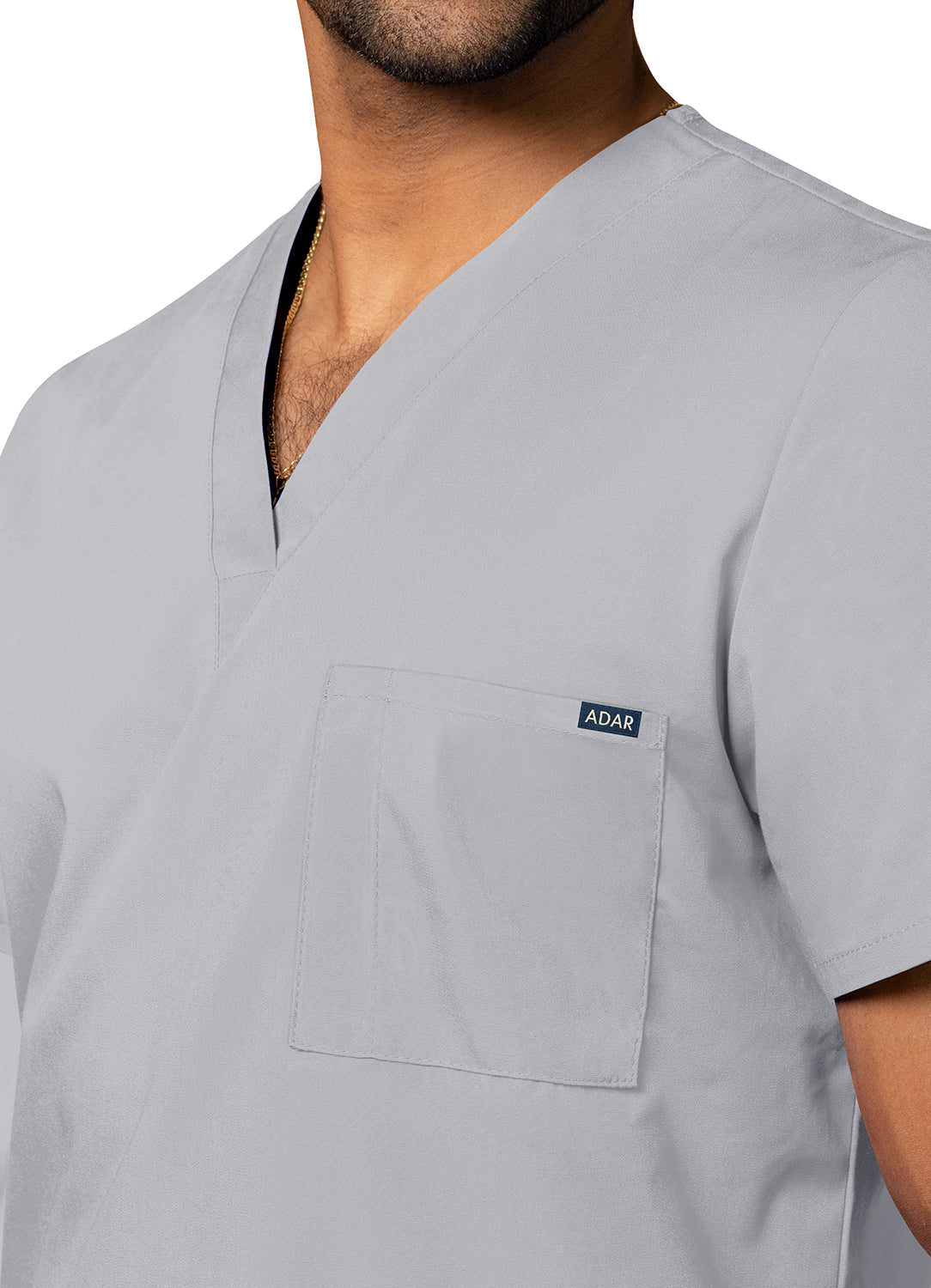 Adar Universal Unisex V Neck Tunic 1 Pocket