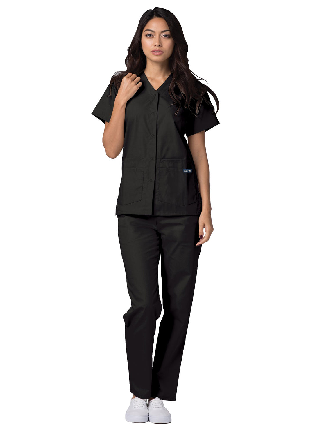 Adar Universal Double Pocket Snap Front Top