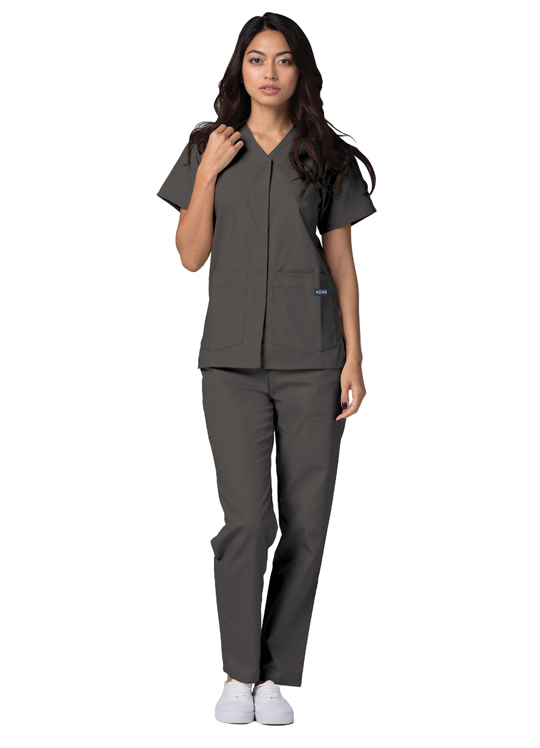 Adar Universal Double Pocket Snap Front Top