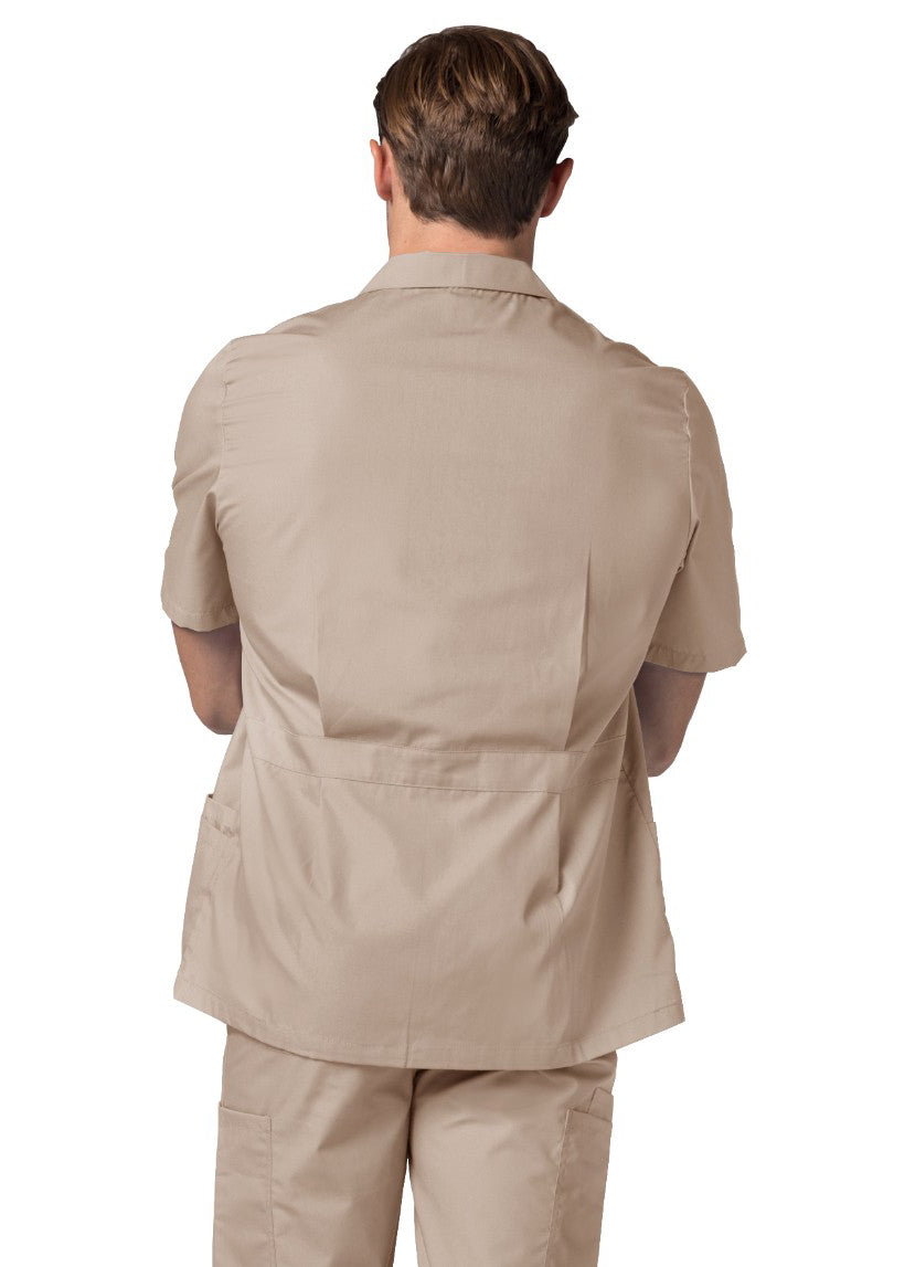 Adar Universal Men's Zippered Short Sleeve Jacket