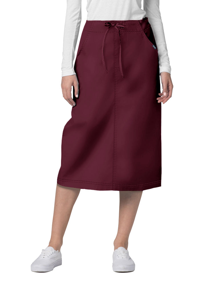 Adar Universal Mid-Calf Length Drawstring Skirt