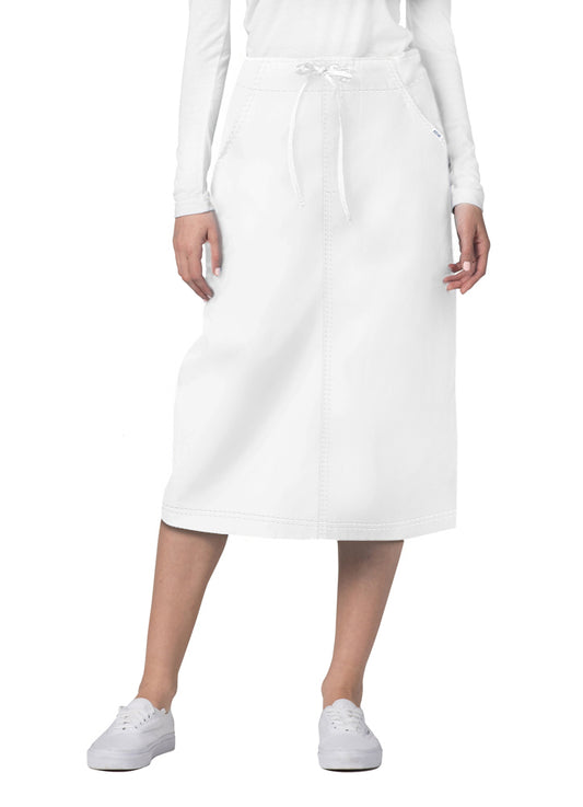 Adar Universal Mid-Calf Length Drawstring Skirt (More Color)