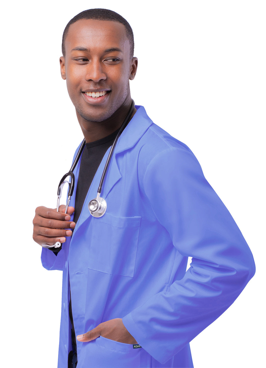 Adar Universal Unisex 39" Lab coat with Inner Pockets