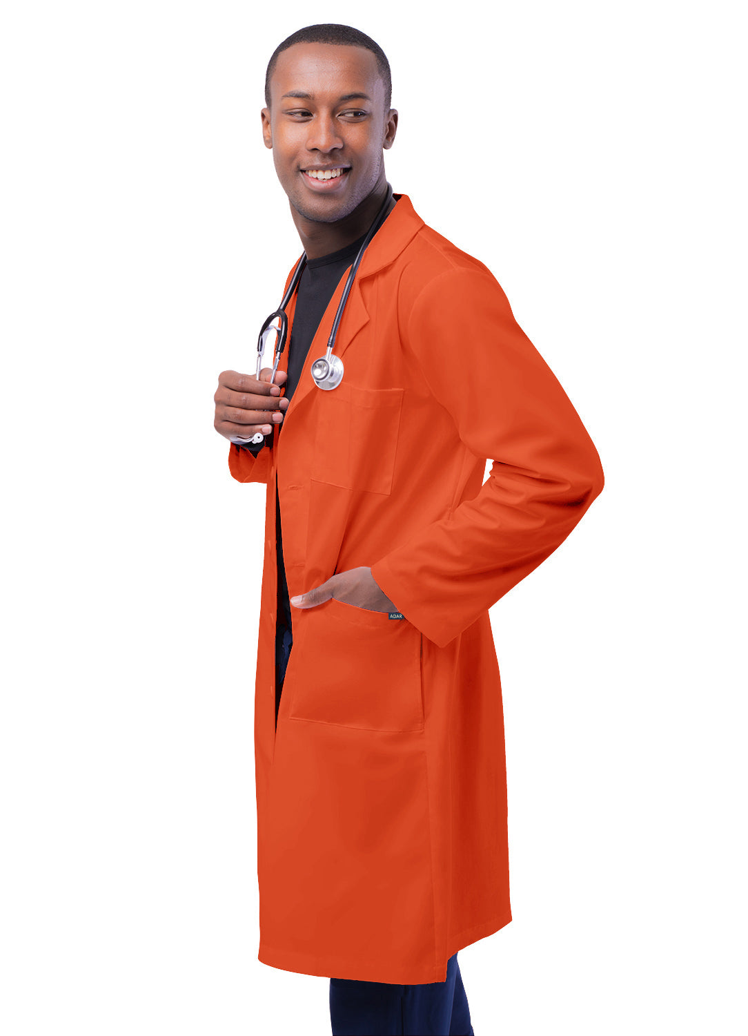 Adar Universal Unisex 39" Lab coat with Inner Pockets