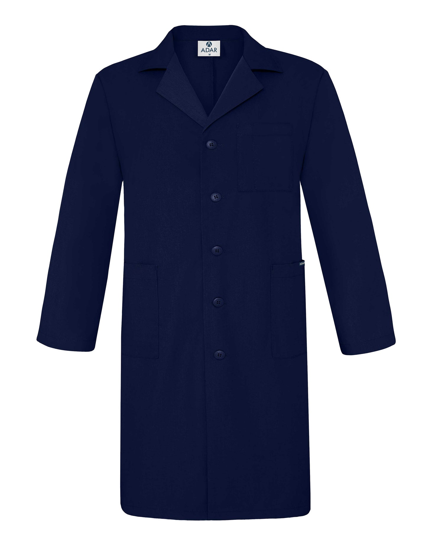 Adar Universal Unisex 39" Lab coat with Inner Pockets