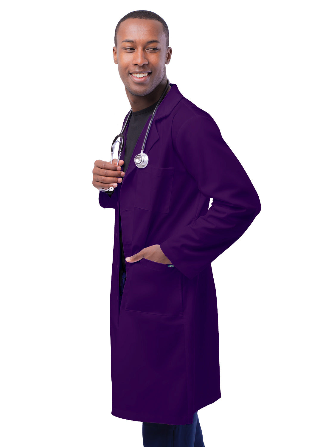 Adar Universal Unisex 39" Lab coat with Inner Pockets (More Color)