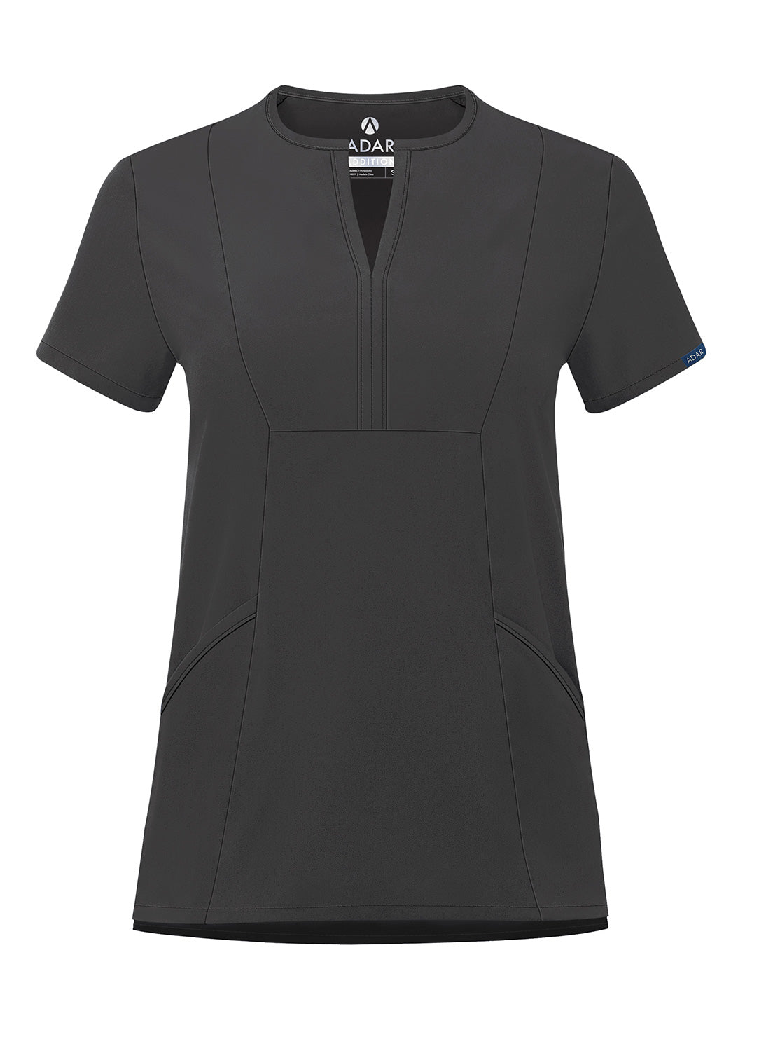 ADAR Addition Women's Notched V-neck Scrub Top (More Color)