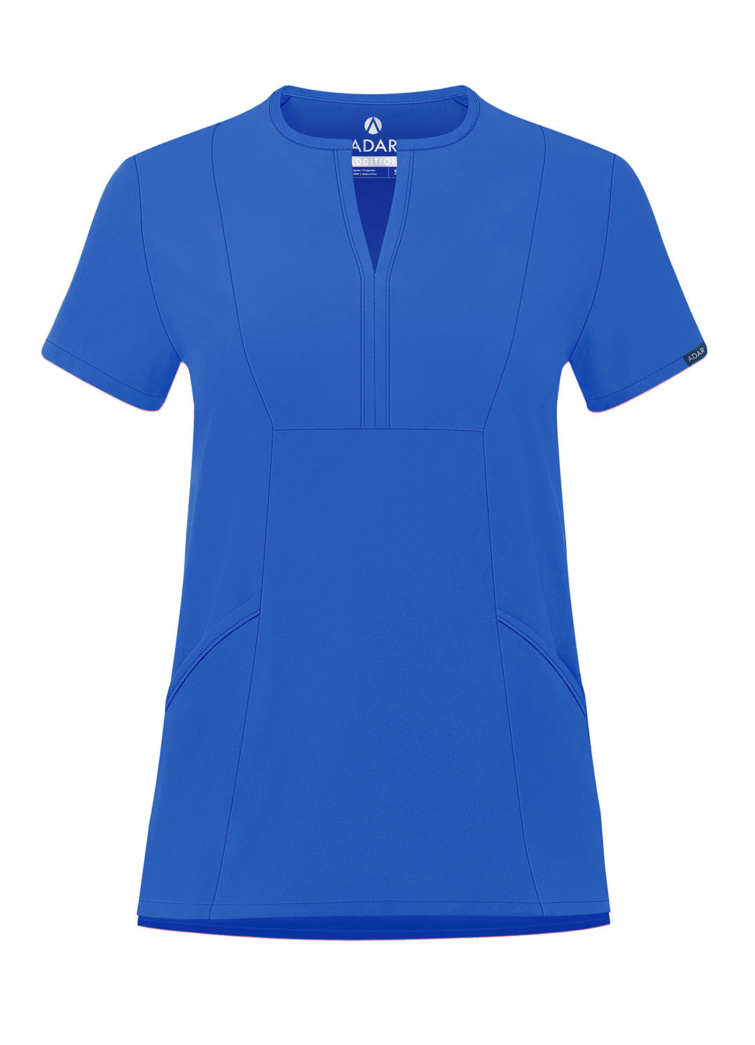 ADAR Addition Women's Notched V-neck Scrub Top (More Color)