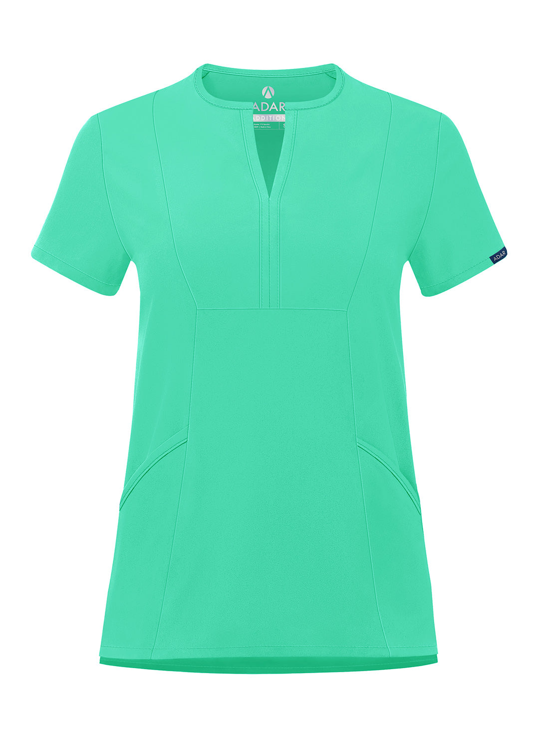 ADAR Addition Women's Notched V-neck Scrub Top (More Color)