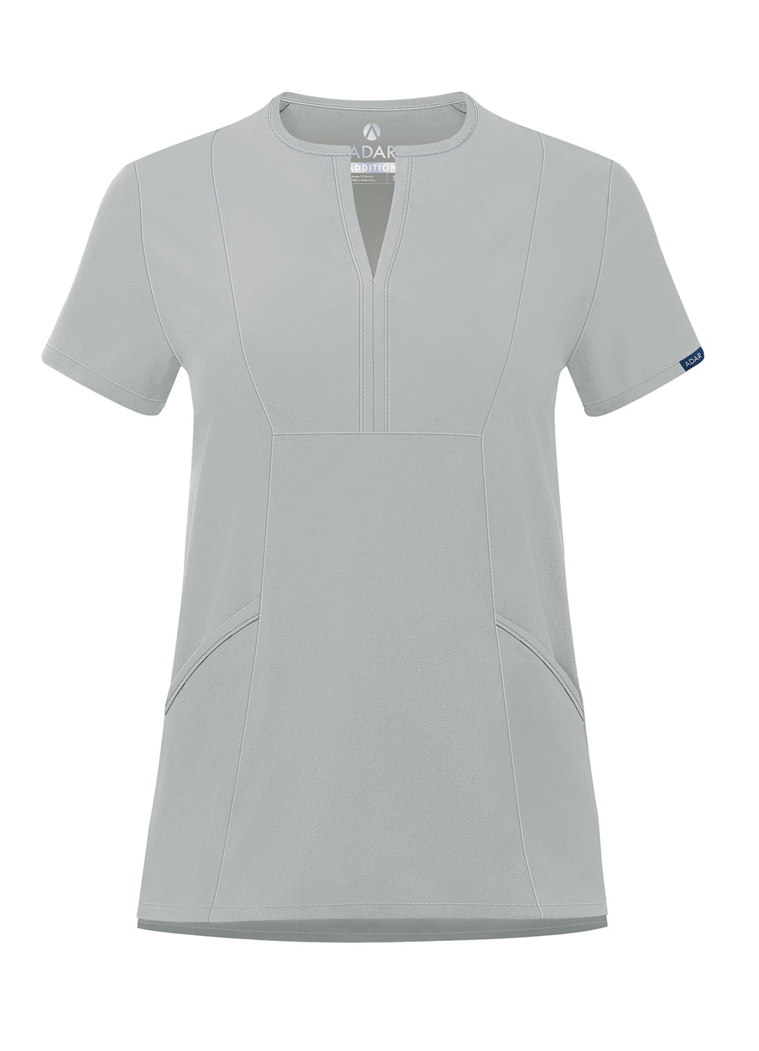ADAR Addition Women's Notched V-neck Scrub Top (More Color)
