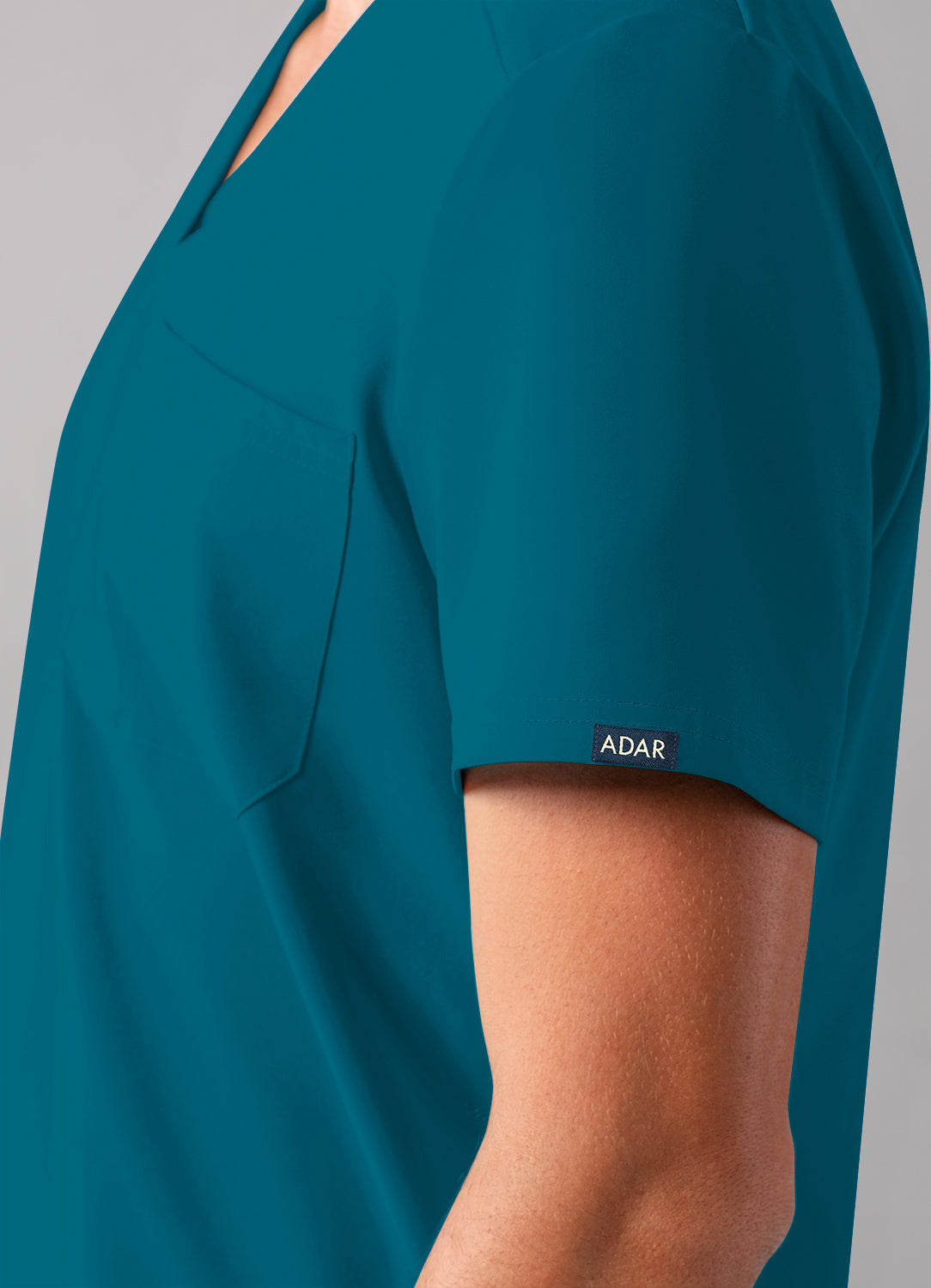 ADAR Addition Men's Classic V-Neck Scrub Top