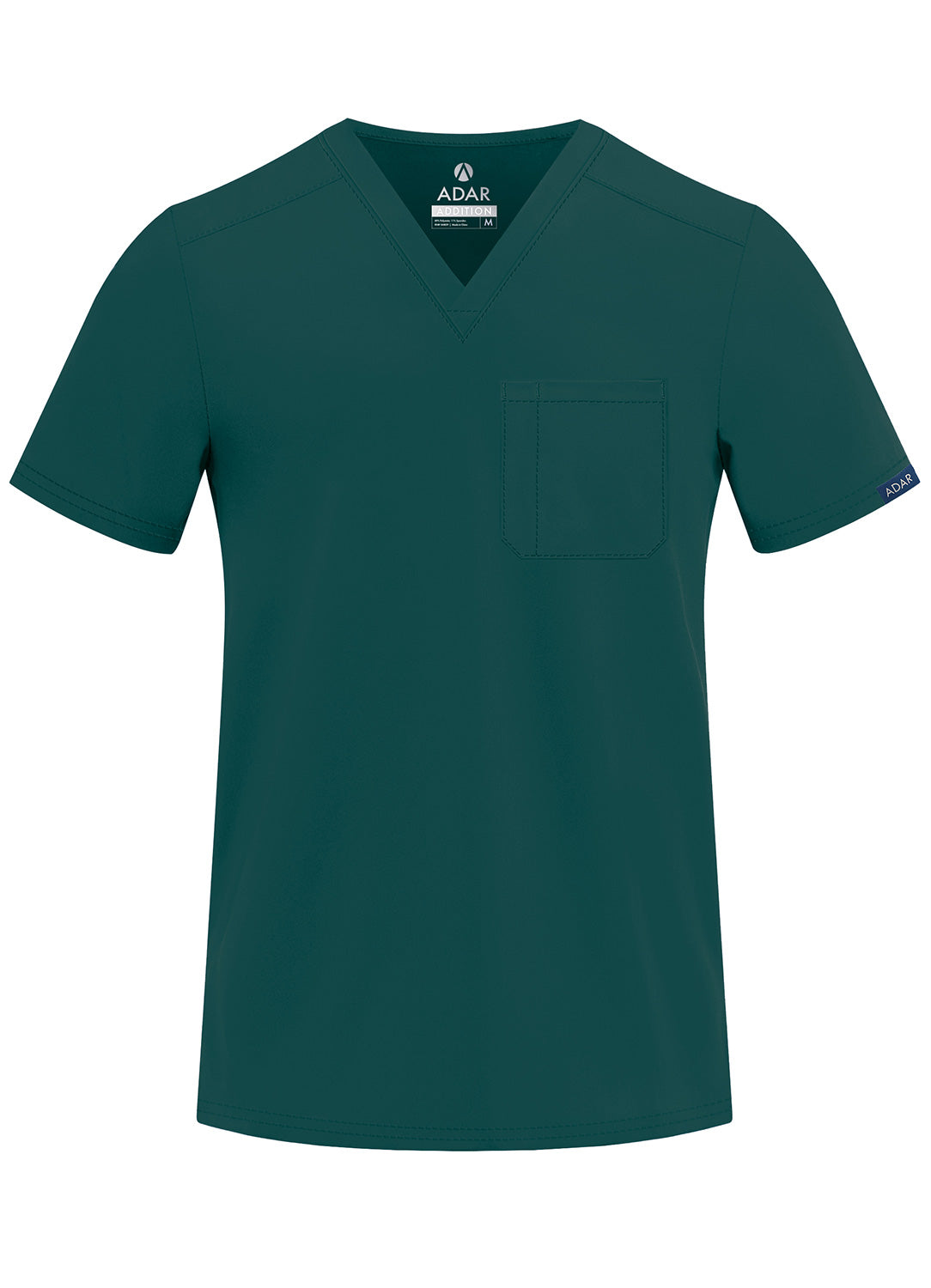 ADAR Addition Men's Classic V-Neck Scrub Top