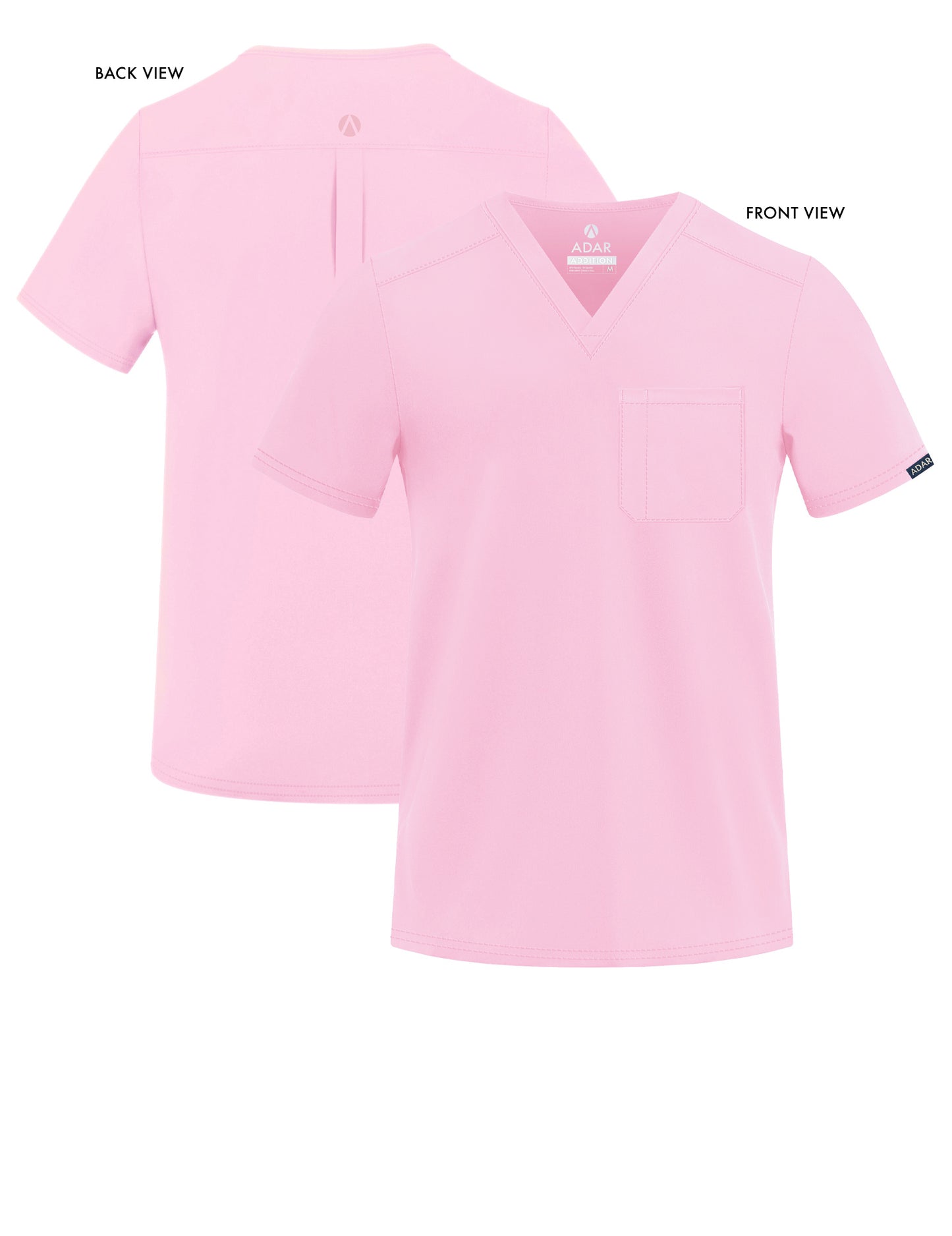 ADAR Addition Men's Classic V-Neck Scrub Top