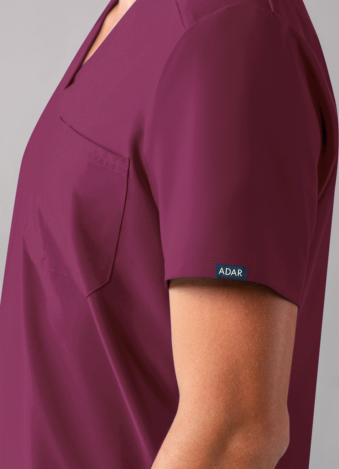 ADAR Addition Men's Classic V-Neck Scrub Top (More Color)