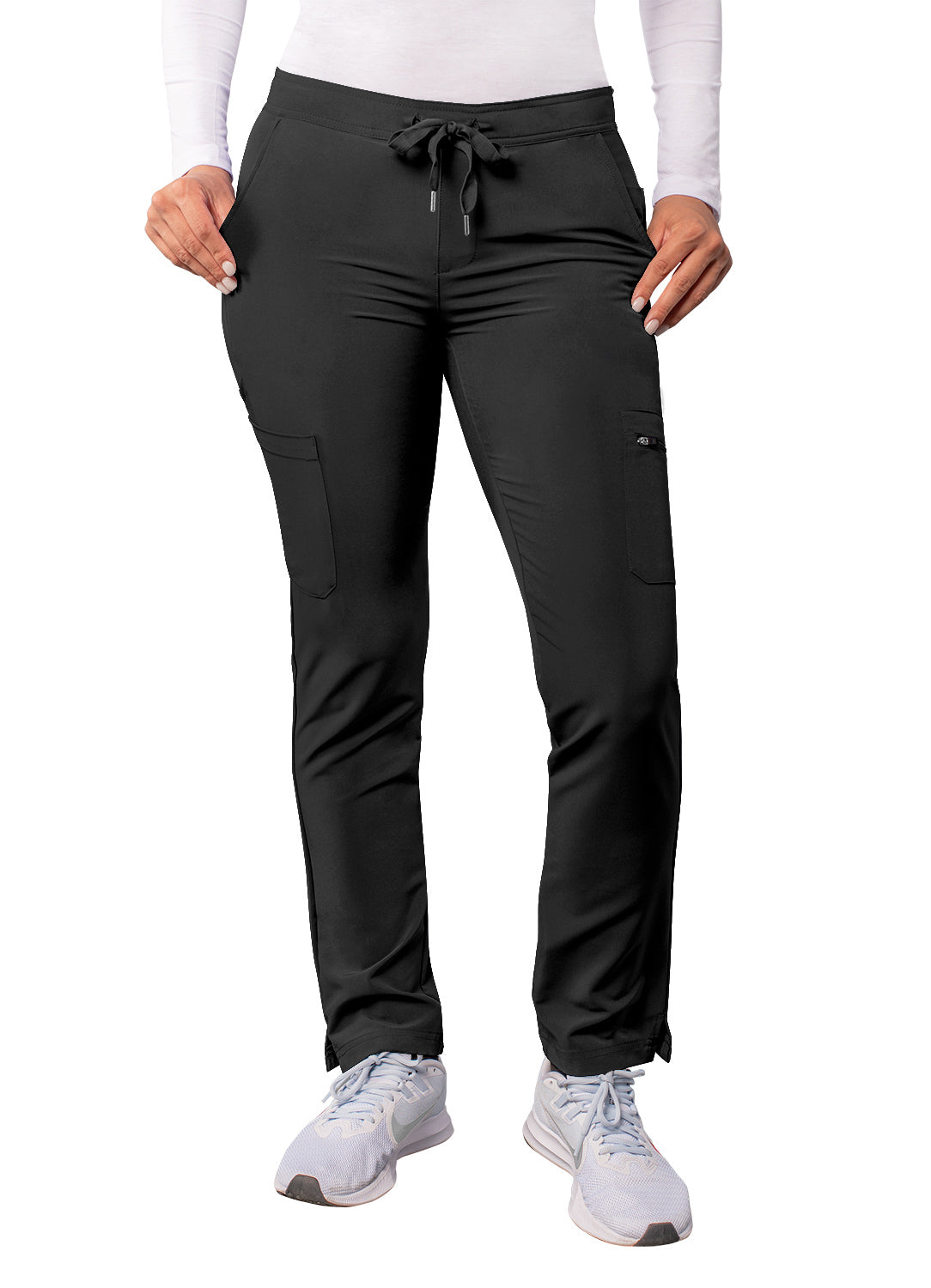 ADAR Addition Women's Skinny Leg Cargo Drawstring Pant Tall