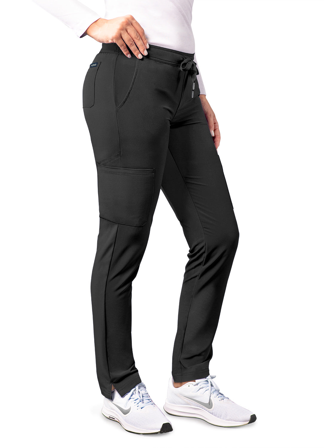 ADAR Addition Women's Skinny Leg Cargo Drawstring Pant Tall