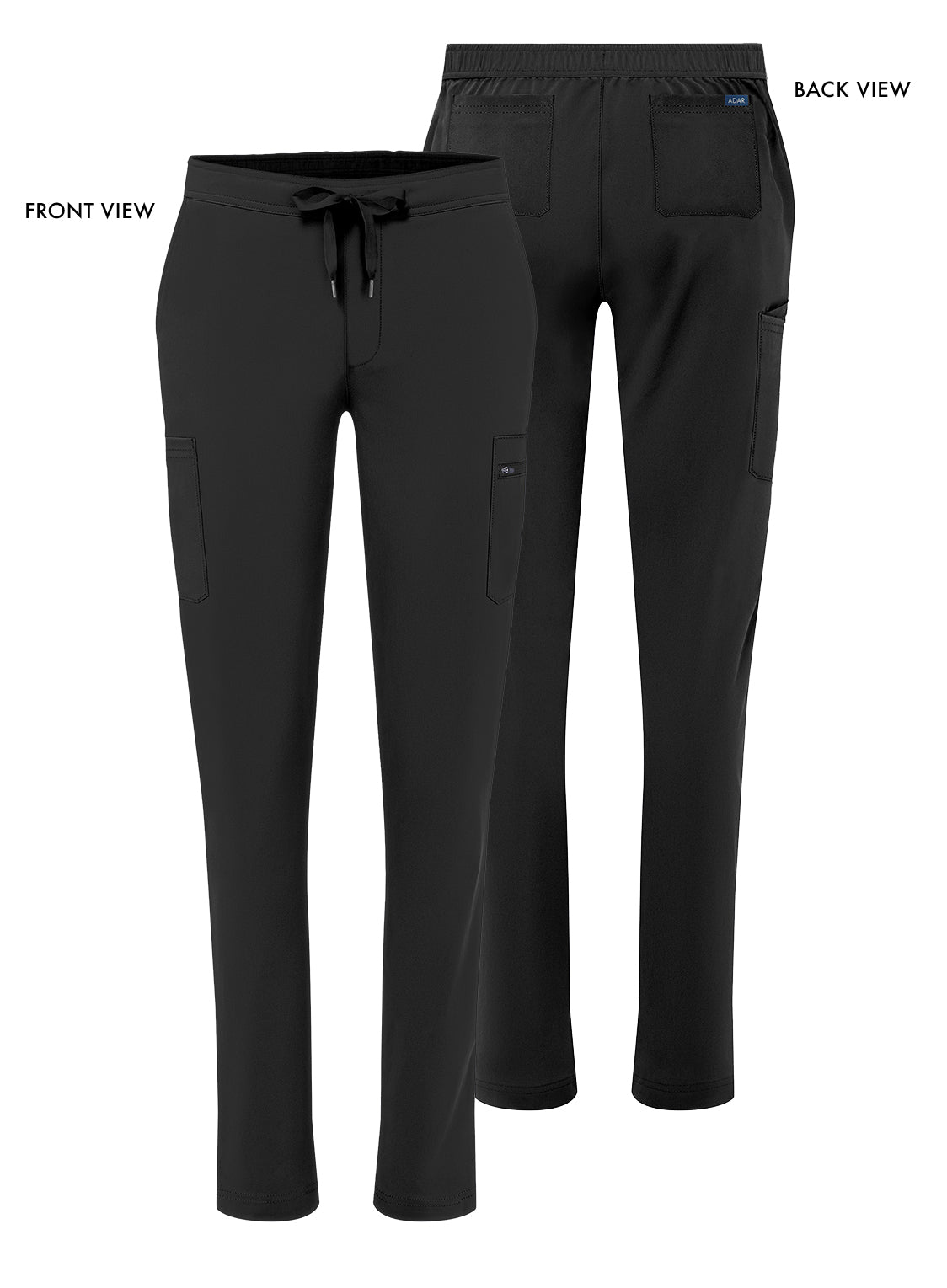ADAR Addition Women's Skinny Leg Cargo Drawstring Pant Tall