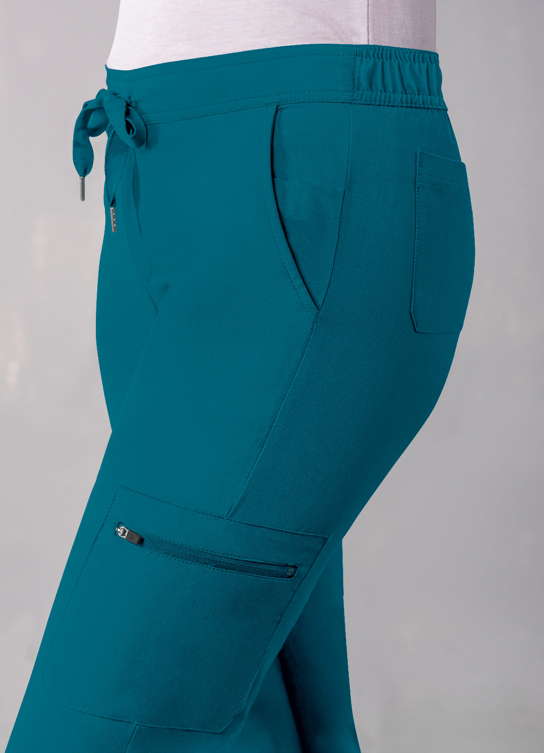 ADAR Addition Women's Skinny Leg Cargo Drawstring Pant Tall