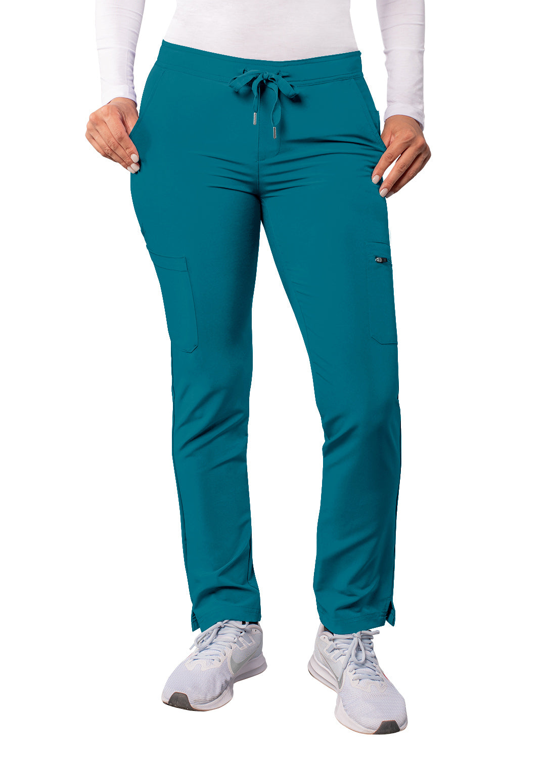 ADAR Addition Women's Skinny Leg Cargo Drawstring Pant Tall
