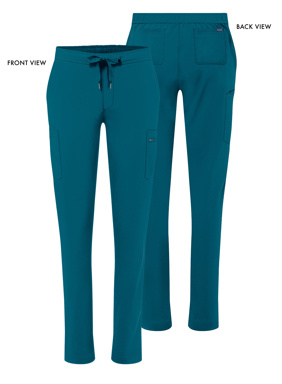 ADAR Addition Women's Skinny Leg Cargo Drawstring Pant Tall