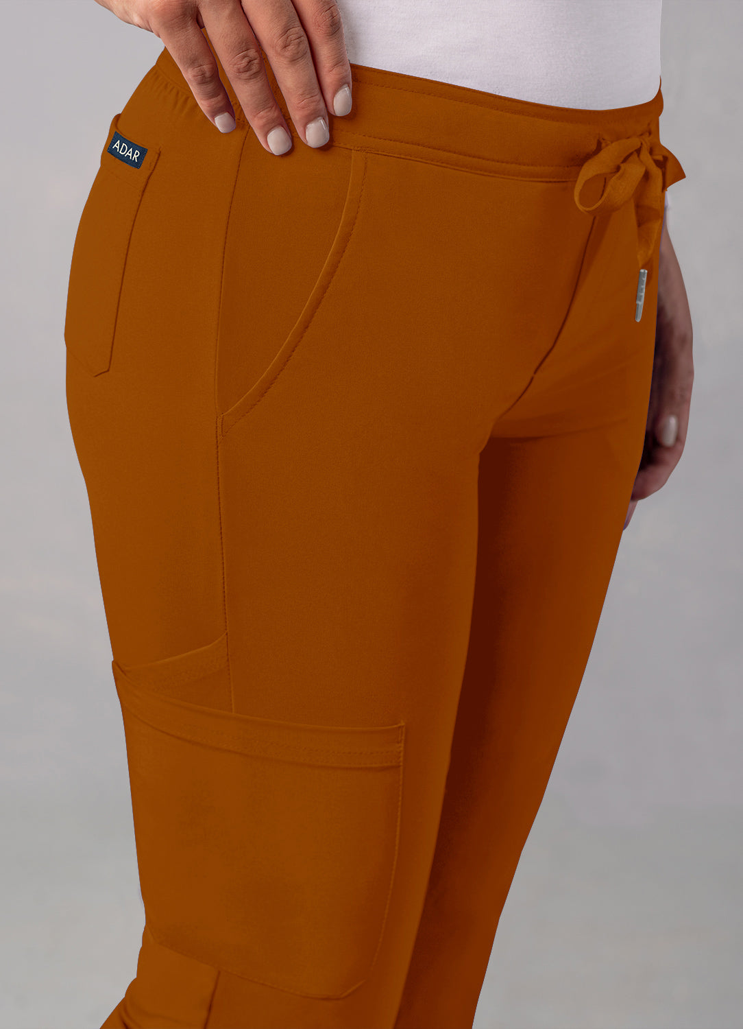 ADAR Addition Women's Skinny Leg Cargo Drawstring Pant Tall