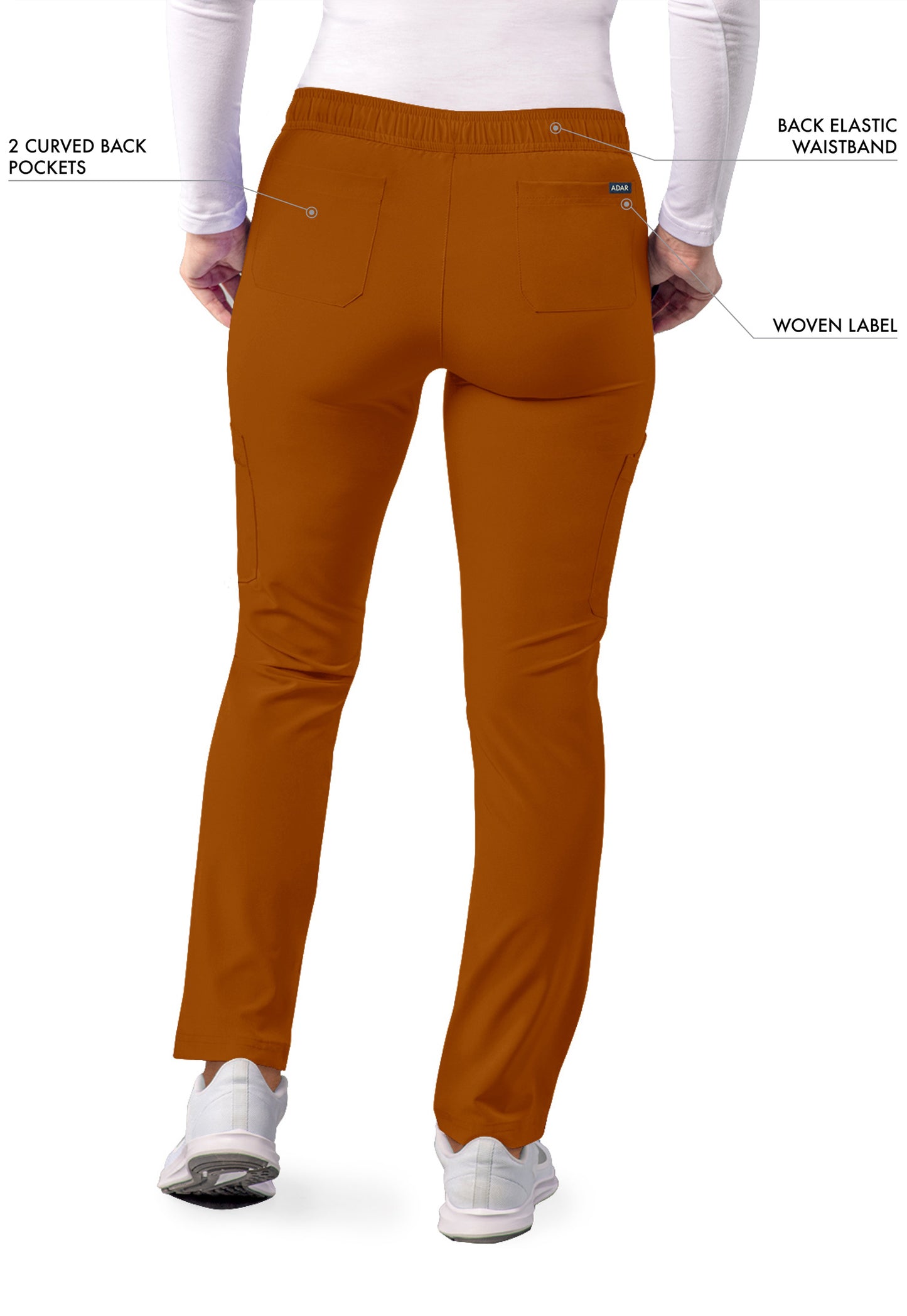 ADAR Addition Women's Skinny Leg Cargo Drawstring Pant Tall
