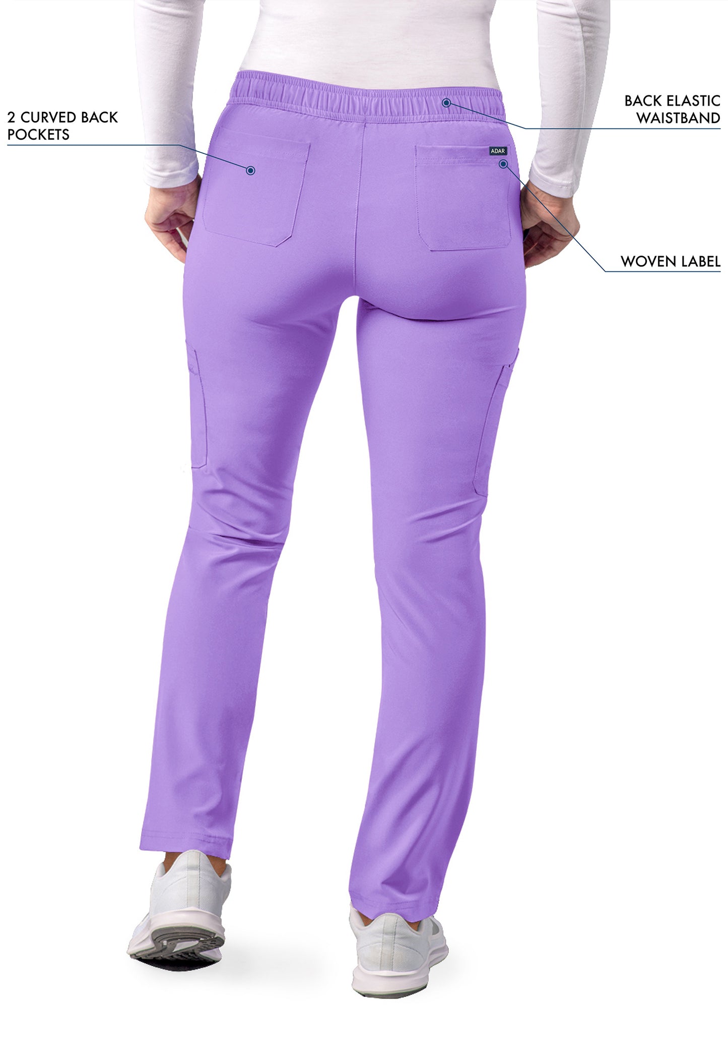 ADAR Addition Women's Skinny Leg Cargo Drawstring Pant Tall