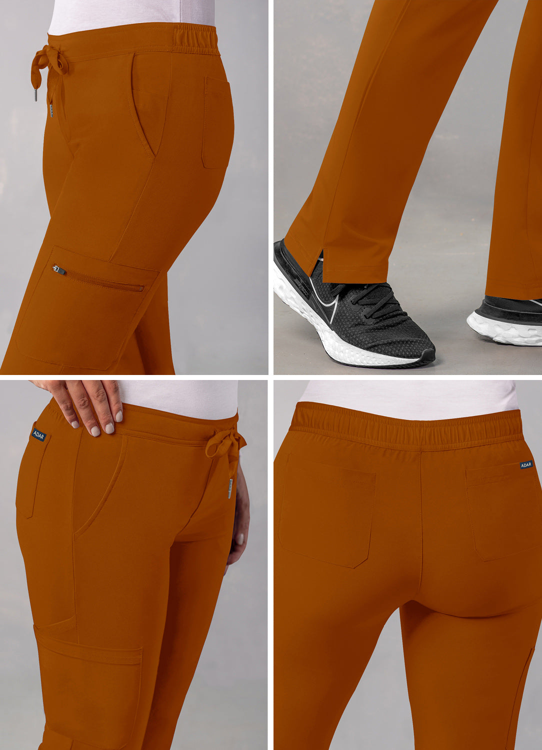 ADAR Addition Women's Skinny Leg Cargo Drawstring Pant Tall