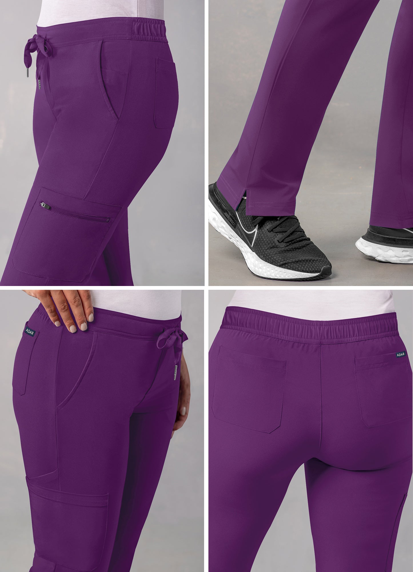 ADAR Addition Women's Skinny Leg Cargo Drawstring Pant Tall