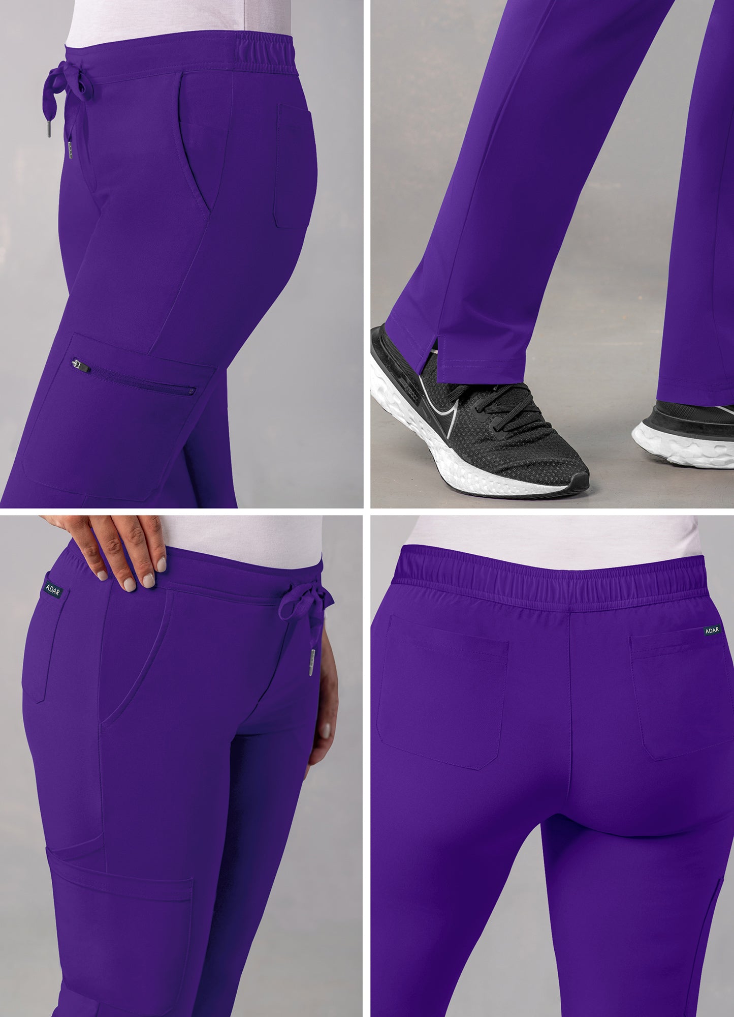 ADAR Addition Women's Skinny Leg Cargo Drawstring Pant Tall