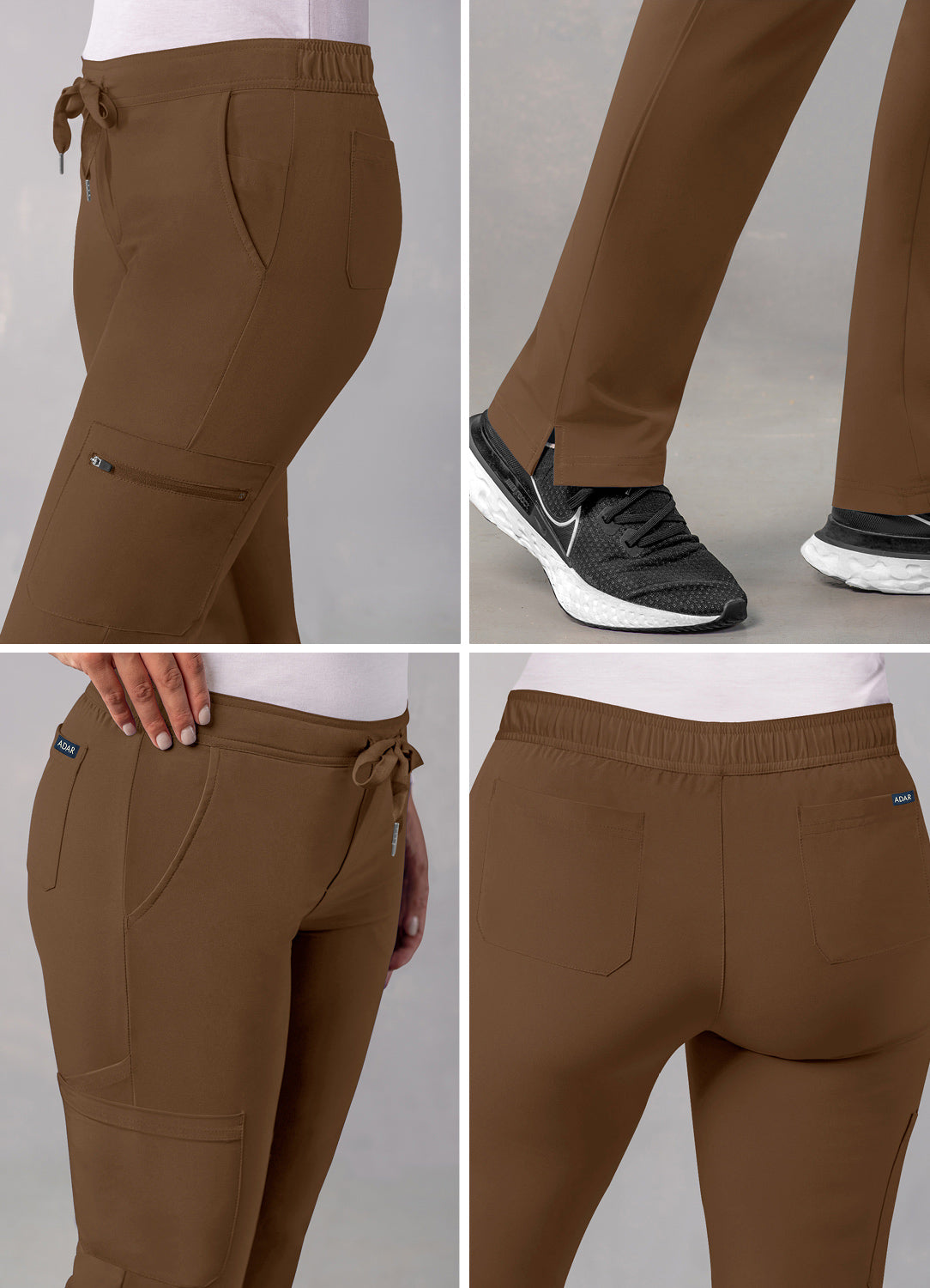 ADAR Addition Women's Skinny Leg Cargo Drawstring Pant Tall